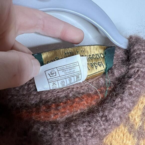 The Gold Label Designer Collection Sweater Size Medium Mohair Nylon Made In UK - Picture 5 of 9